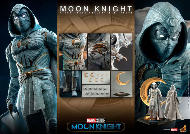 Moon Knight 1/6 Marvel Moon Knight Masterpiece Tv-Series Actionfigur 29cm Hot Toys