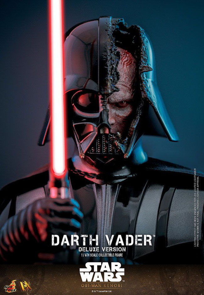 Darth Vader Deluxe Version 1/6 Star Wars Obi-Wan Kenobi DX Tv-Series Actionfigur 35cm Hot Toys