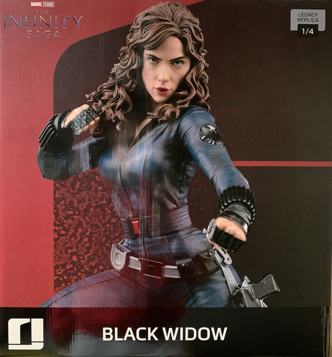 Black Widow 1/4 Marvel Avengers Infinity Saga Legacy Replica Statue 46cm Iron Studios