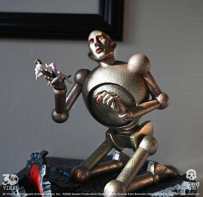 Queen Robot 3D ( News of the World ) 20 x 21 x 24 cm Rock Statue Knucklebonz