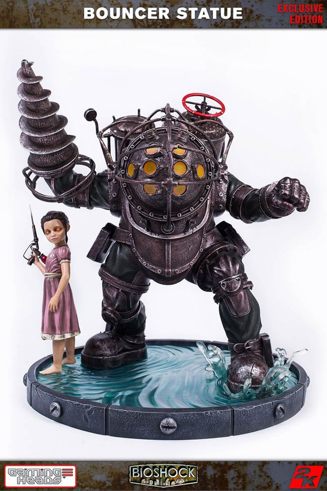 Big Daddy & Little Sister - Bouncer Ex Version 1/4 BioShock Game Polystone Statue 51cm Gaming Heads