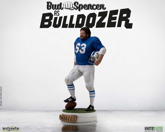 Bud Spencer as Bulldozer 1/6 - Sie nannten ihn Mücke - 1978 Resin Statue 34cm Infinite Kaustic Plastic