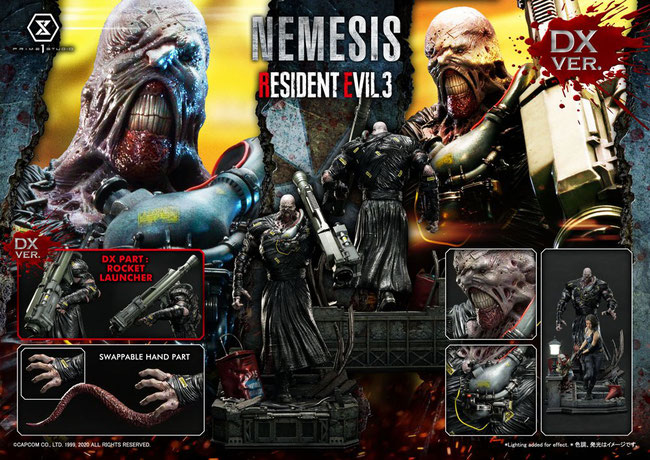 Nemesis Deluxe Version 92cm 1/4 Resident Evil 3 Video Game Statue Prime 1 Studio