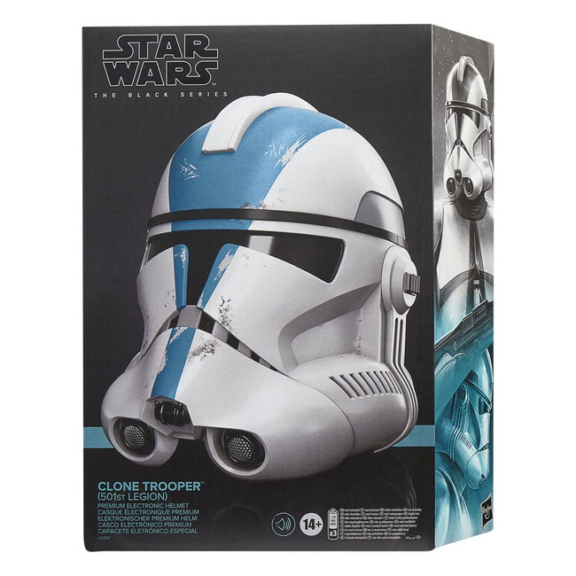 Clone Trooper ( 501st Legion ) Helm 1/1 Life-Size Star Wars - Ahsoka Black Series Elektronisch Hasbro