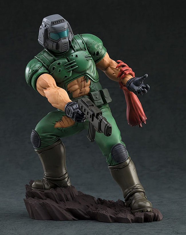 Doom Marine Retro Video Game Pop Up Parade Pvc Statue 17cm Good Smile Company