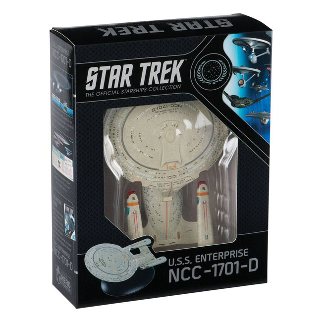 U.S.S. Enterprise Modell NCC-1701-D Star Trek The Next Generation 17x13cm Replik Statue Eaglemoss Publications Ltd. 