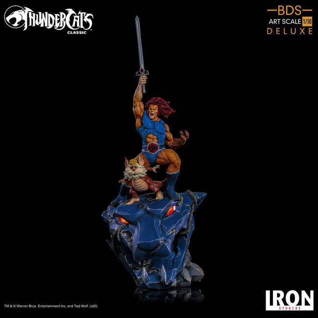 Lion-O & Snarf Deluxe 1/10 Thundercats BDS Art Scale Statue 43cm Anime Iron Studios