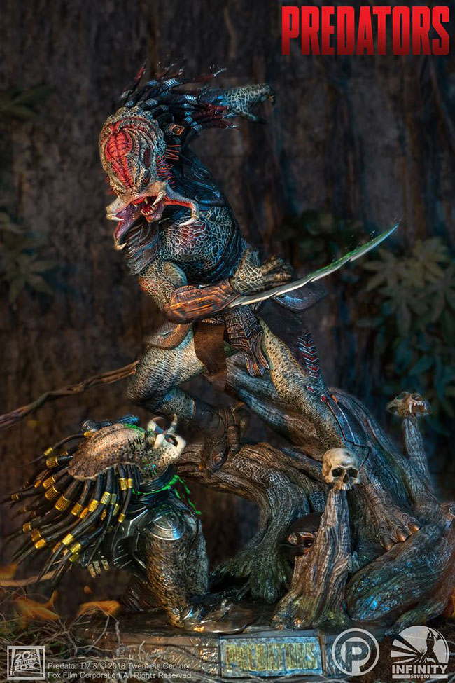 Berserker vs Predator 1/4 Predators Statue Resin Diorama 72cm Infinity Studio 