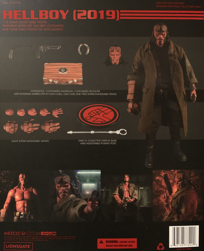Hellboy (2019) 1/12 Actionfigur 17cm Mezco Toys