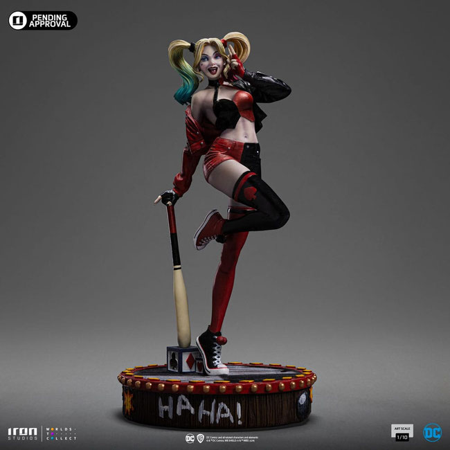 Harley Quinn 1/10 DC Gotham City Siren Art Scale Statue 22cm Iron Studios