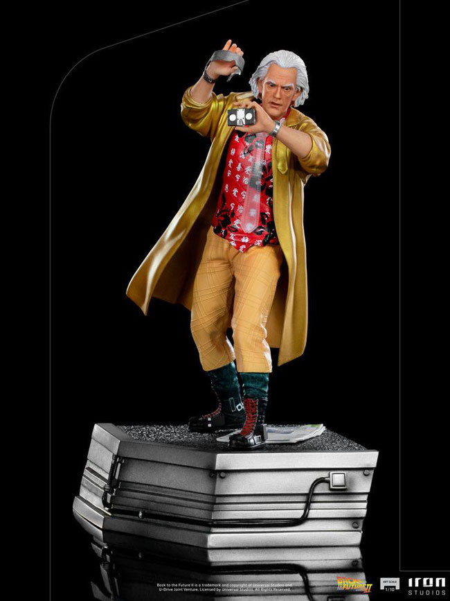 Doc Brown 1/10 Zurück in die Zukunft II Art Scale Statue 25cm Iron Studios