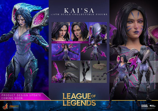 Kai'Sa 1/6 League of Legends Video Game Masterpiece Actionfigur 29cm Hot Toys