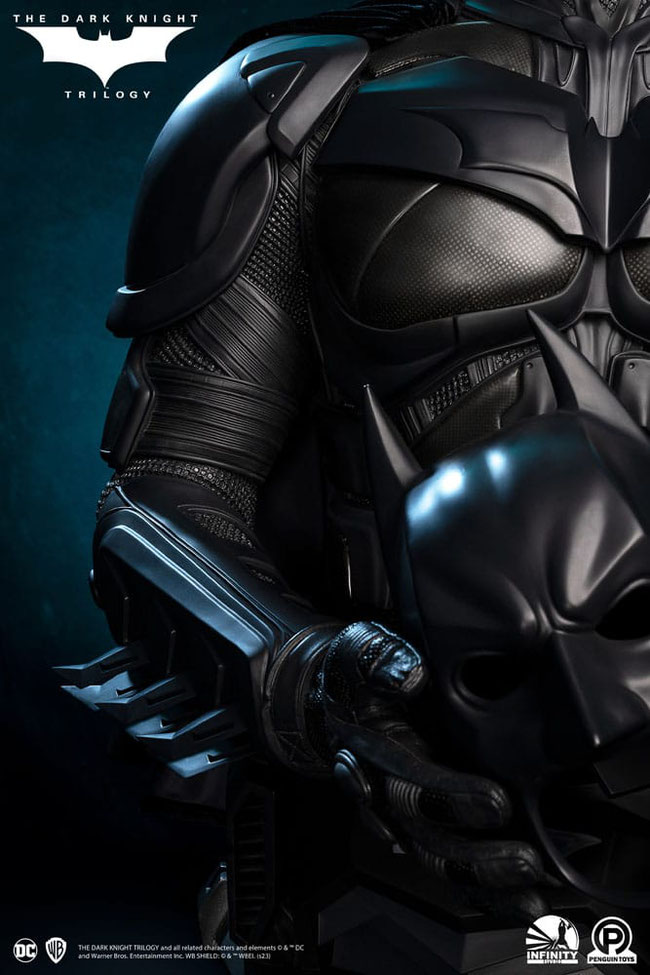 Batman ( Christian Bale ) 1/1 Life-Size The Dark Knight Trilogy DC Büste 91cm Infinity Studio x Penguin Toys