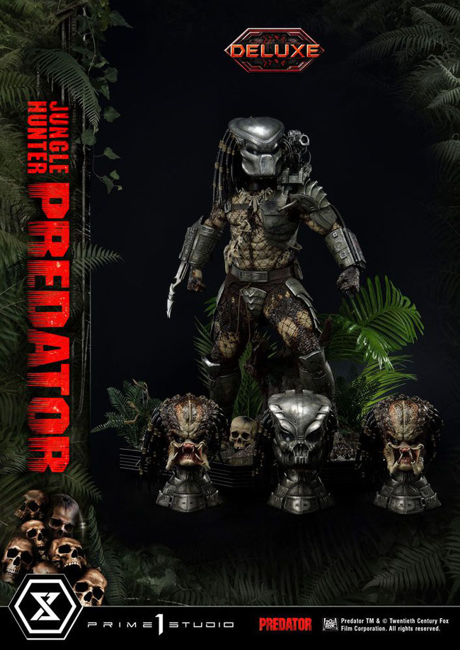 Predator Museum Masterline Statue 1/3 Jungle Hunter Predator Deluxe Bonus Version 90cm Prime 1 Studio