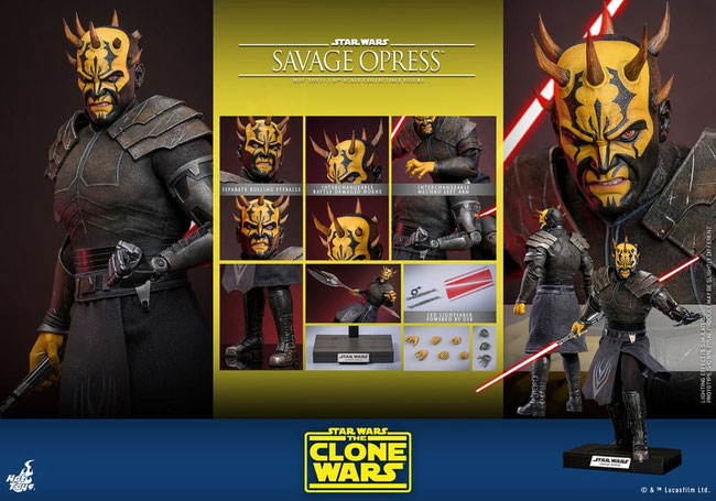 Savage Opress 1/6 Star Wars The Clone Wars Tv-Series Actionfigur 34cm Hot Toys