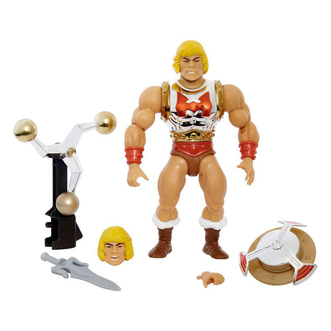 Flying Fists He-Man Deluxe Masters of the Universe Origins Actionfigur 2022 14cm Mattel