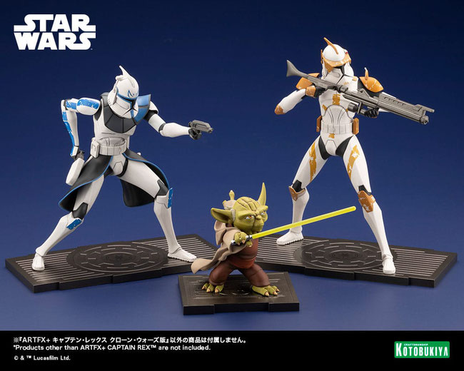 Captain Rex, Commander Cody & Yoda 1/10 Star Wars - The Clone Wars Artfx Statuen 3er Set 17cm Kotobukiya