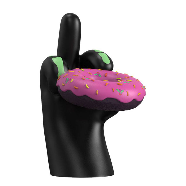 I Donut Care by Abell Octovan Figur Spooky Edition Glow In The Dark Designer Statue 20cm Mighty Jaxx