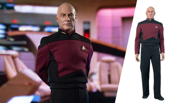 Captain Jean-Luc Picard (Essential Duty Uniform) 1/6 Star Trek - The Next Generation Actionfigur 30cm Exo-6