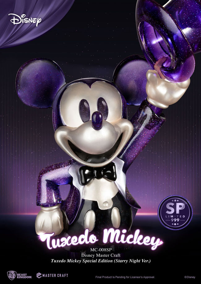 Tuxedo Mickey Special Edition Starry Night Ver. 1/4 Micky Maus Master Craft Statue 47cm Disney Beast Kingdom Toys 