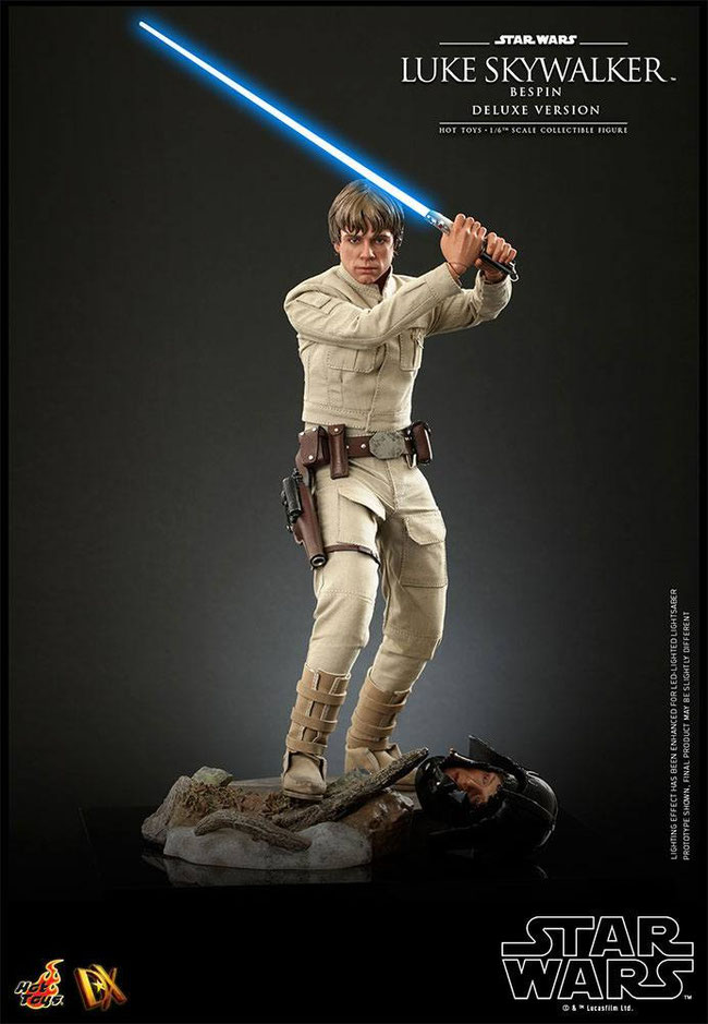 Luke Skywalker Bespin ( Deluxe Version Exclusive ) 1/6 Star Wars Episode V Movie Masterpiece Actionfigur 28cm Hot Toys