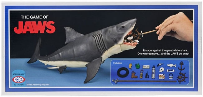 Der weiße Hai 12" Bruce the Shark Head to Tail Actionfigur The Game of Jaws 50th Anniversary Retro 38cm Neca