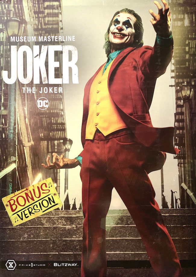 The Joker Bonus Version 1/3 Arthur Fleck DC Joker Museum Masterline 70cm Statue Prime 1 Studio  Blitzway