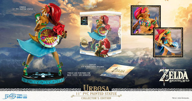 Urbosa Collector's Edition 1/7 The Legend of Zelda Breath of the Wild Video Game Statue 28cm First 4 Figures