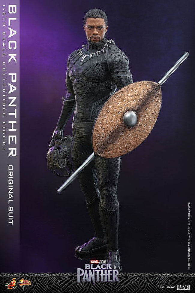 Black Panther ( Original Suit ) 1/6 Marvel Black Panther Movie Masterpiece Actionfigur 31cm Hot Toys