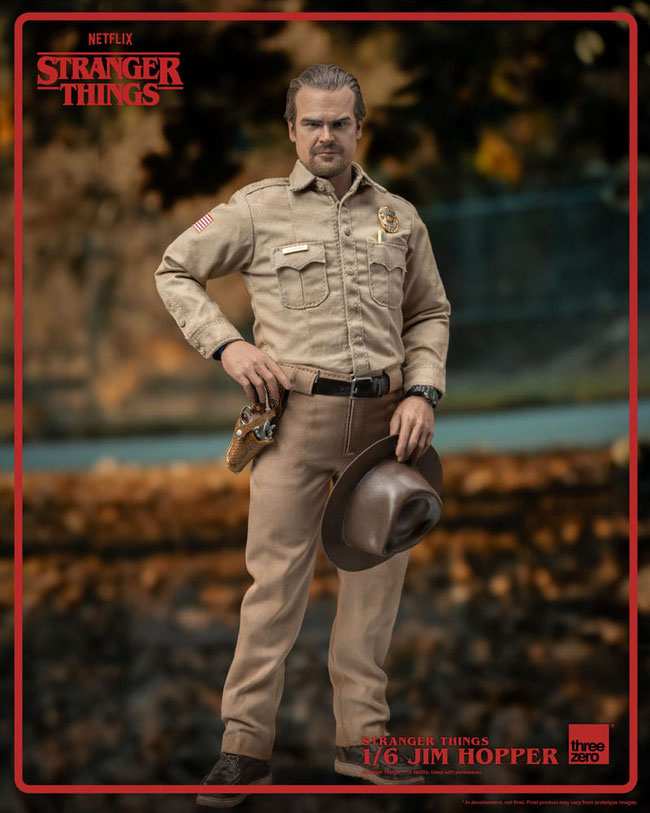 Jim Hopper (Season 1) 1/6 Stranger Things Netflix Tv Series Actionfigur 32cm Threezero