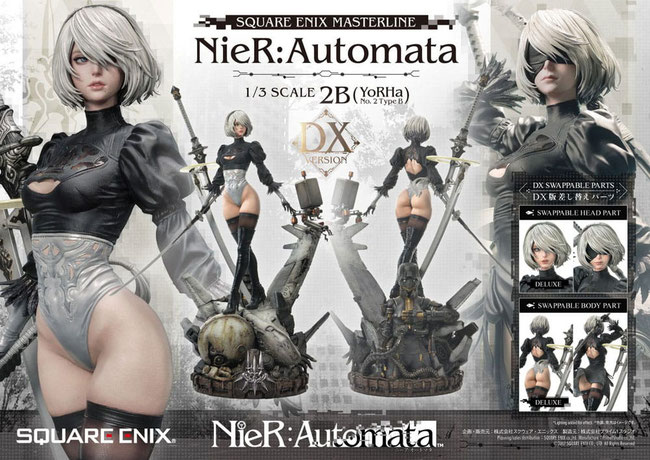 2B ( YorHa No. 2 Type B ) Deluxe Version 1/3 NieR Automata Masterline Video Game Statue 95cm Square Enix / Prime 1 Studio