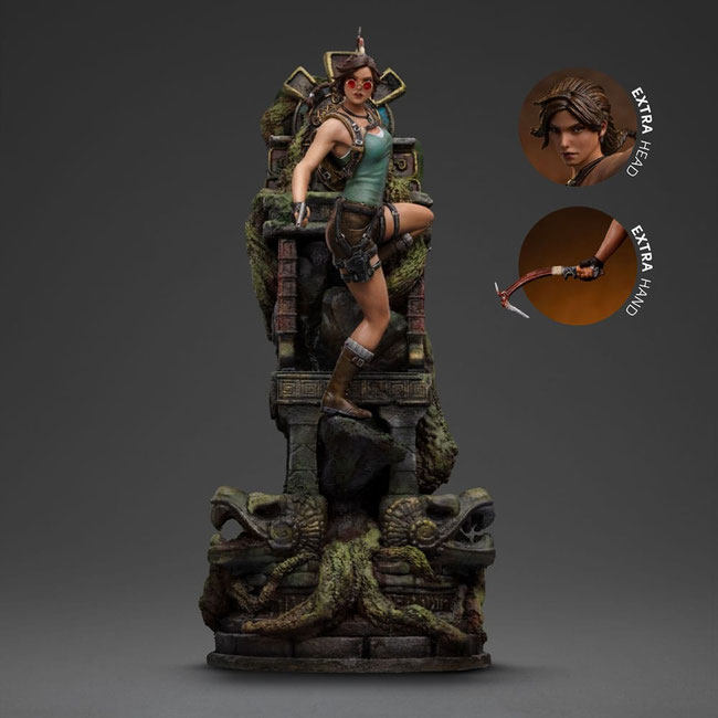 Lara Croft 1/10 Tomb Raider Deluxe Art Scale Video Game Statue 36cm Iron Studios 