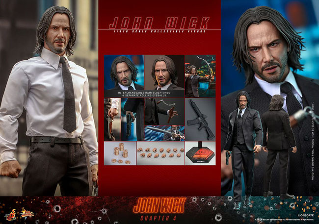 John Wick 1/6 Chapter 4 Movie Masterpiece Actionfigur 30cm Hot Toys