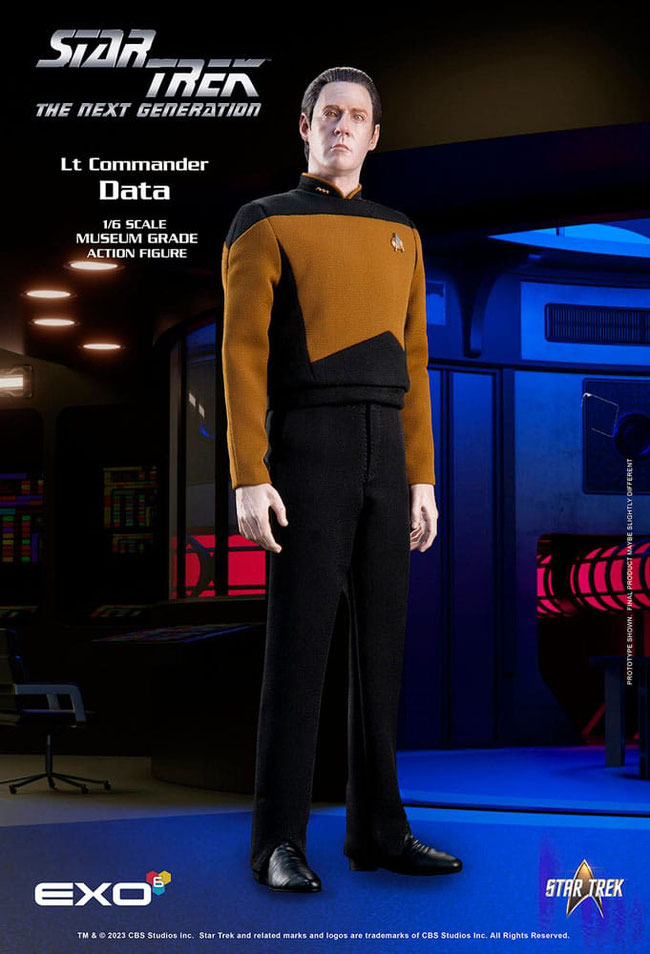 Lt. Commander Data (Standard Version) 1/6 Star Trek - The Next Generation Actionfigur 30cm Exo-6