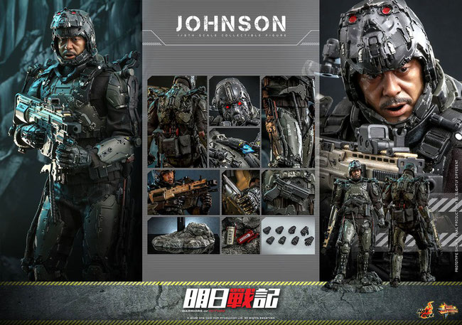 Johnson 1/6 Warriors of Future Movie Masterpiece Actionfigur 30cm Hot Toys