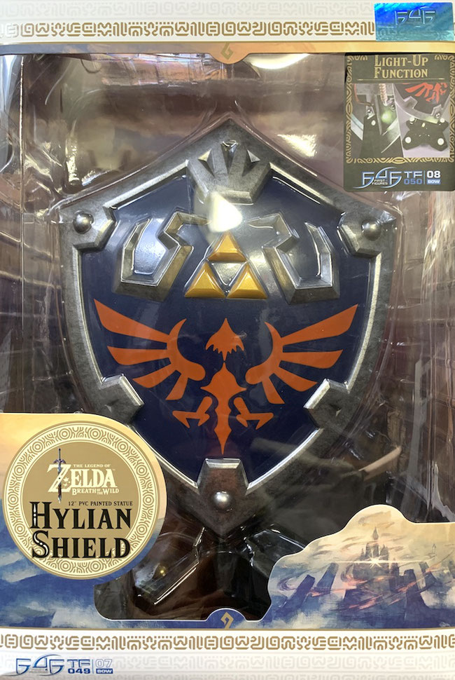 Hylian Shield Collector's Edition The Legend of Zelda Breath of the Wild Video Game Statue 29cm First 4 Figures