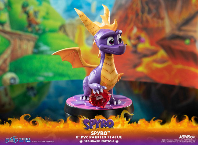 Spyro the Dragon Spyro Video Game Statue 20cm First 4 Figures