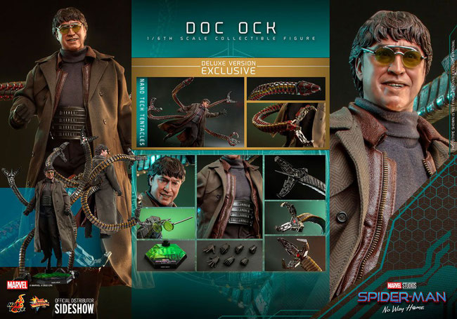 Doc Ock ( Deluxe Version ) 1/6 Marvel Spider-Man : No Way Home Movie Masterpiece 31cm Actionfigur Hot Toys