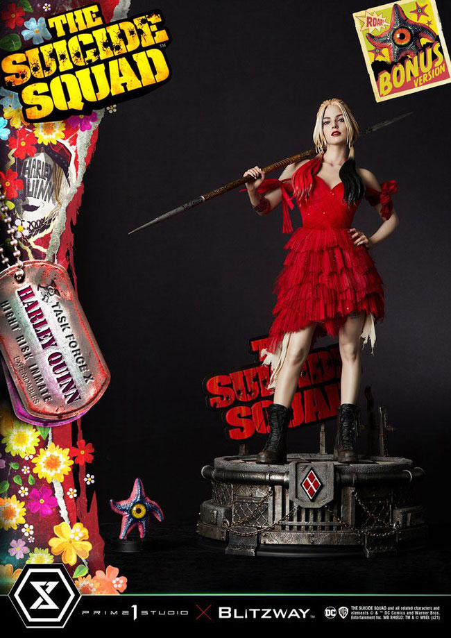 Harley Quinn Bonus Version 1/3 The Suicide Squad 2 DC Movie Statue 71cm Prime 1 Studio