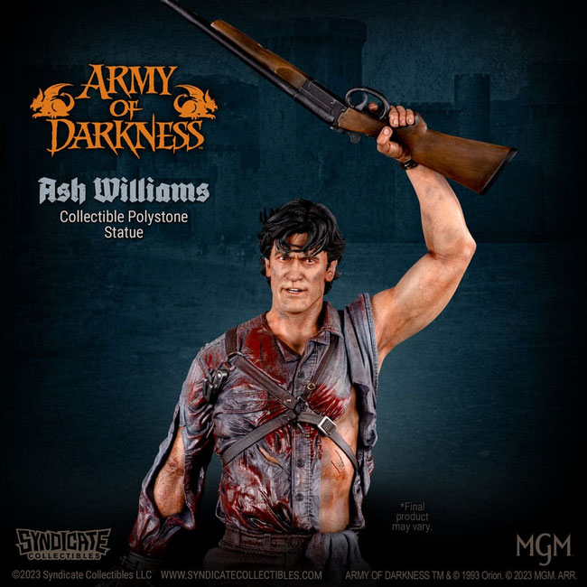 Ash Williams 1/10 Evil Dead - Army of Darkness Statue 28cm Syndicate