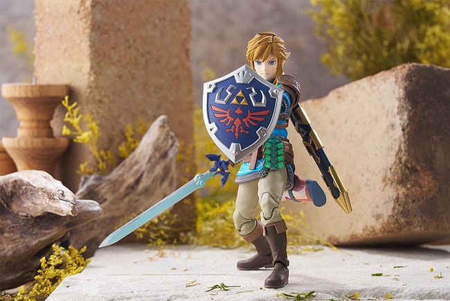 Link Tears of the Kingdom Ver. DX Edition The Legend of Zelda Tears of the Kingdom Video Game Figma Actionfigur 15cm Good Smile Company