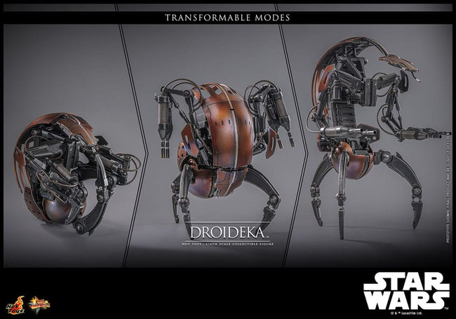 Droideka 1/6 Star Wars Episode I Movie Masterpiece Actionfigur 27cm Hot Toys 