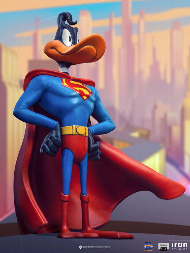 Daffy Duck Superman 1/10 Space Jam: A New Legacy Art Scale Statue 16cm Iron Studios