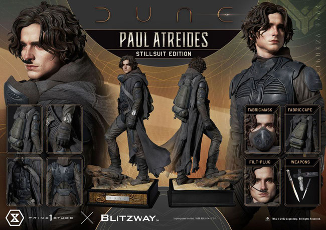Paul Atreides Stillsuit Edition Bonus Version 1/4 Dune Movie Statue 53cm Prime 1 Studio