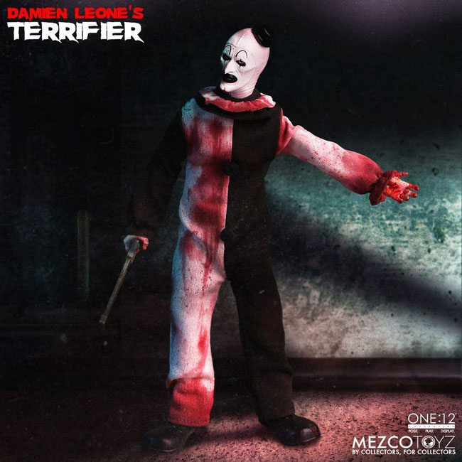 Art the Clown Deluxe Edition 1/12 Terrifier Horror Actionfigur 17cm Mezco Toys