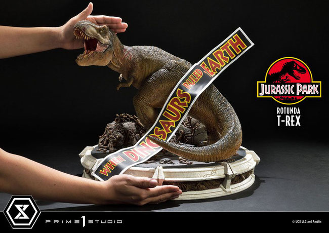 T-Rex Rotunda Jurassic Park Statue 40 x 37cm Prime 1 Studio 