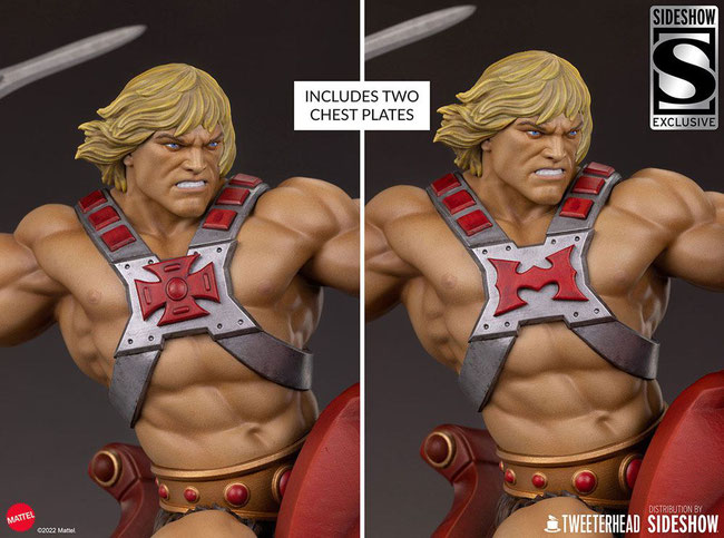 He-Man and Battle Cat Classic Deluxe 1/5 Masters of the Universe Statue 59x 65cm Sideshow Exclusive Tweeterhead 