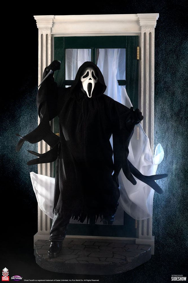 Ghost Face 1/3 Scream Horror Statue - Diorama 75cm PCS