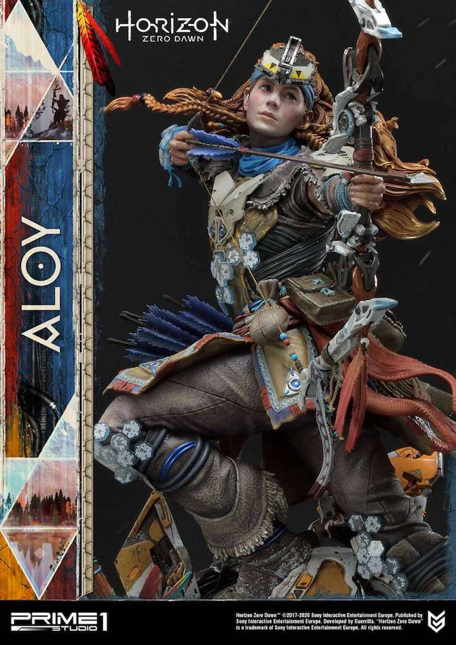 Aloy Shield Weaver Armor Set 1/4 Horizon Zero Dawn Video Game Statue 70cm Prime 1 Studio