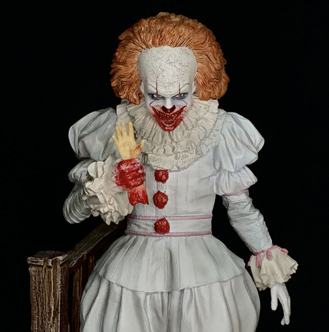 Pennywise 1/10 Stephen Kings Es 2017 Art Scale Statue 25cm Iron Studios IS77356